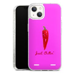 Carry Case Hülle Transparent/glitter ohne Band