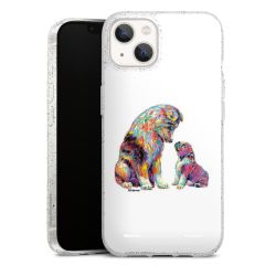 Carry Case Hülle Transparent/glitter ohne Band