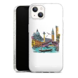 Carry Case Hülle Transparent/glitter ohne Band