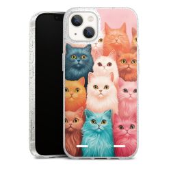 Carry Case Hülle Transparent/glitter ohne Band