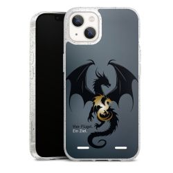 Carry Case Hülle Transparent/glitter ohne Band