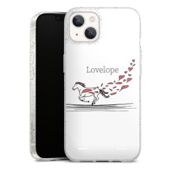 Carry Case Hülle Transparent/glitter ohne Band