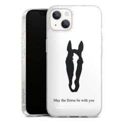 Carry Case Hülle Transparent/glitter ohne Band