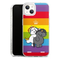 Carry Case Hülle Transparent/glitter ohne Band