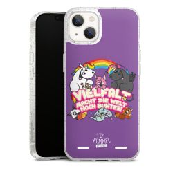 Carry Case Hülle Transparent/glitter ohne Band