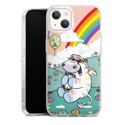 Carry Case Hülle Transparent/glitter ohne Band