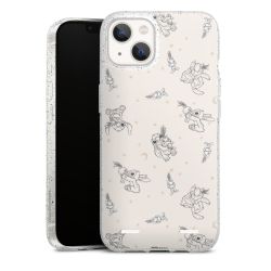 Carry Case Hülle Transparent/glitter ohne Band