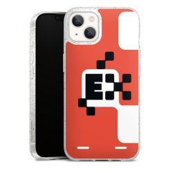 Carry Case Hülle Transparent/glitter ohne Band