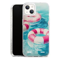 Carry Case Hülle Transparent/glitter ohne Band