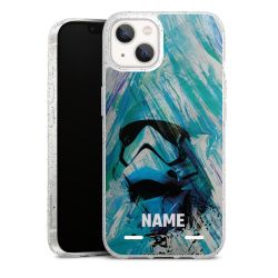 Carry Case Hülle Transparent/glitter ohne Band