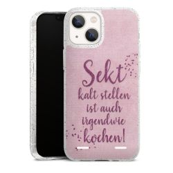 Carry Case Hülle Transparent/glitter ohne Band