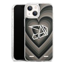 Carry Case Hülle Transparent/glitter ohne Band