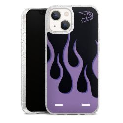 Carry Case Hülle Transparent/glitter ohne Band