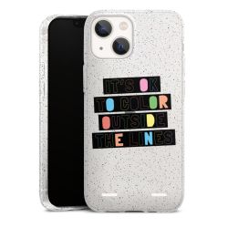 Carry Case Hülle Transparent/glitter ohne Band