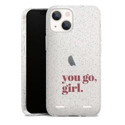 Carry Case Hülle Transparent/glitter ohne Band