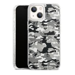 Carry Case Hülle Transparent/glitter ohne Band