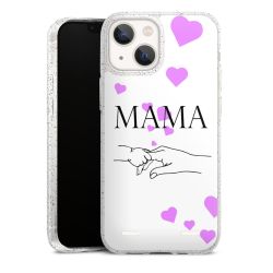 Carry Case Hülle Transparent/glitter ohne Band