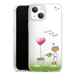 Carry Case Hülle Transparent/glitter ohne Band