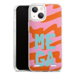 Carry Case Hülle Transparent/glitter ohne Band