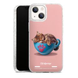 Carry Case Hülle Transparent/glitter ohne Band