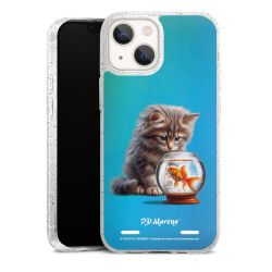 Carry Case Hülle Transparent/glitter ohne Band