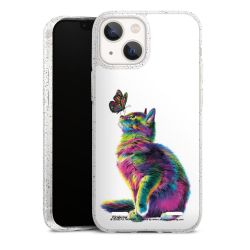 Carry Case Hülle Transparent/glitter ohne Band