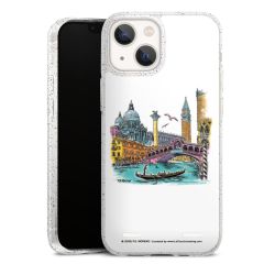 Carry Case Hülle Transparent/glitter ohne Band