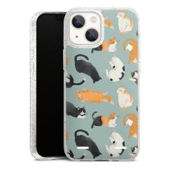 Carry Case Hülle Transparent/glitter ohne Band