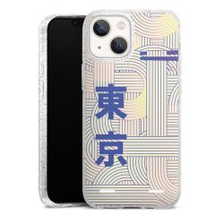 Carry Case Hülle Transparent/glitter ohne Band