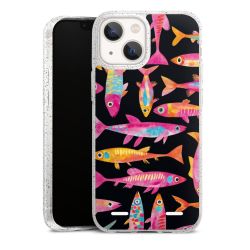 Carry Case Hülle Transparent/glitter ohne Band