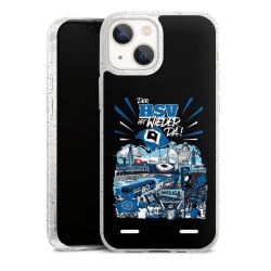 Carry Case Hülle Transparent/glitter ohne Band