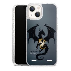 Carry Case Hülle Transparent/glitter ohne Band