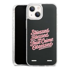 Carry Case Hülle Transparent/glitter ohne Band