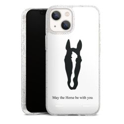 Carry Case Hülle Transparent/glitter ohne Band