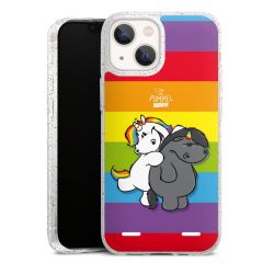 Carry Case Hülle Transparent/glitter ohne Band