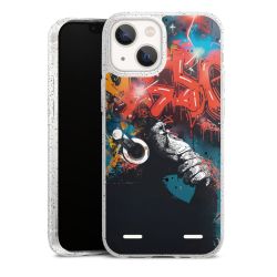 Carry Case Hülle Transparent/glitter ohne Band