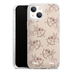 Carry Case Hülle Transparent/glitter ohne Band