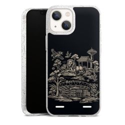 Carry Case Hülle Transparent/glitter ohne Band