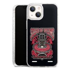 Carry Case Hülle Transparent/glitter ohne Band