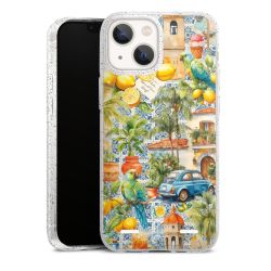 Carry Case Hülle Transparent/glitter ohne Band