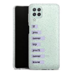 Carry Case Hülle Transparent/glitter ohne Band