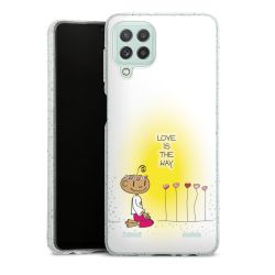 Carry Case Hülle Transparent/glitter ohne Band