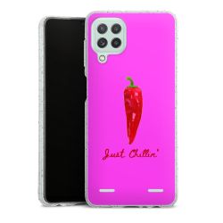 Carry Case Hülle Transparent/glitter ohne Band