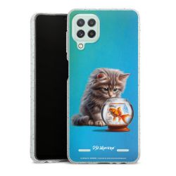 Carry Case Hülle Transparent/glitter ohne Band