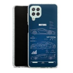 Carry Case Hülle Transparent/glitter ohne Band