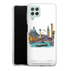 Carry Case Hülle Transparent/glitter ohne Band