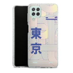 Carry Case Hülle Transparent/glitter ohne Band