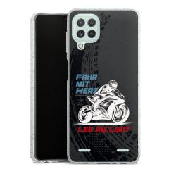 Carry Case Hülle Transparent/glitter ohne Band