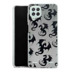 Carry Case Hülle Transparent/glitter ohne Band