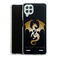 Carry Case Hülle Transparent/glitter ohne Band